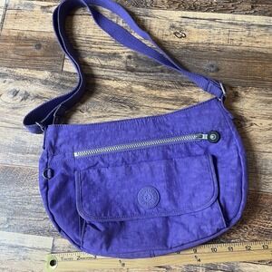 Kipling Shoulder Bag Small Purple **No Charm**